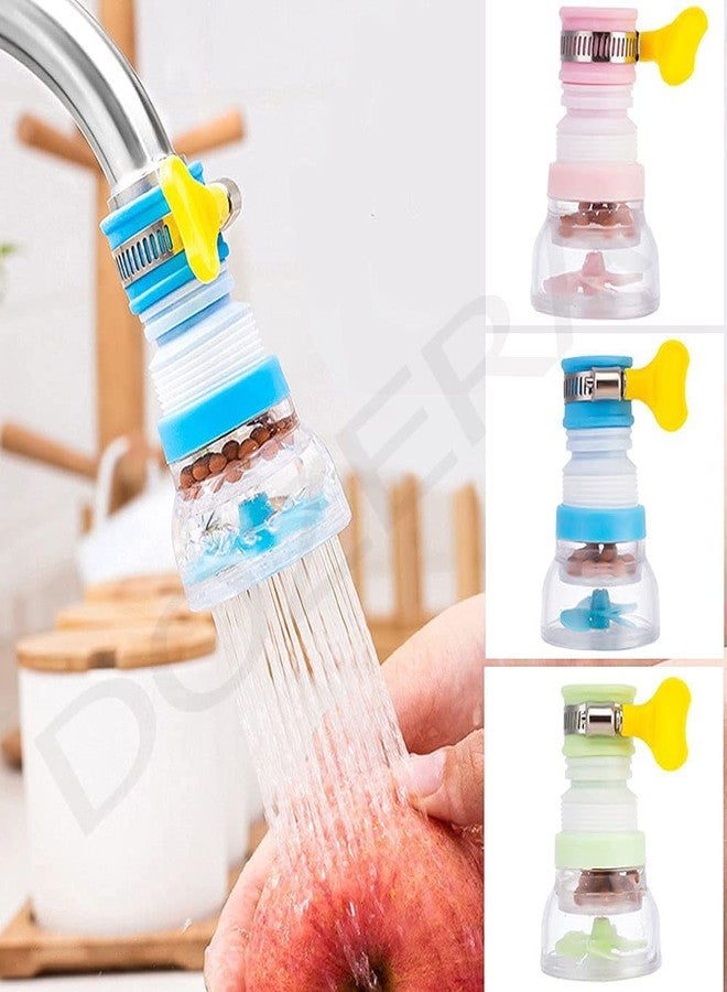 DOZERA Kitchen Tap Extension Flexible Anti Splash 360 Degree Rotating Water Saving Sprinkler Movable Sink Faucet Expandable Water Tap Filter Shower Head Rotatable Nozzle Adapter. - Image 5